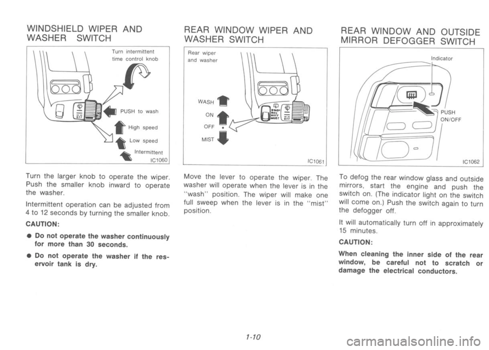 NISSAN 300ZX 1992  Owners Manual 