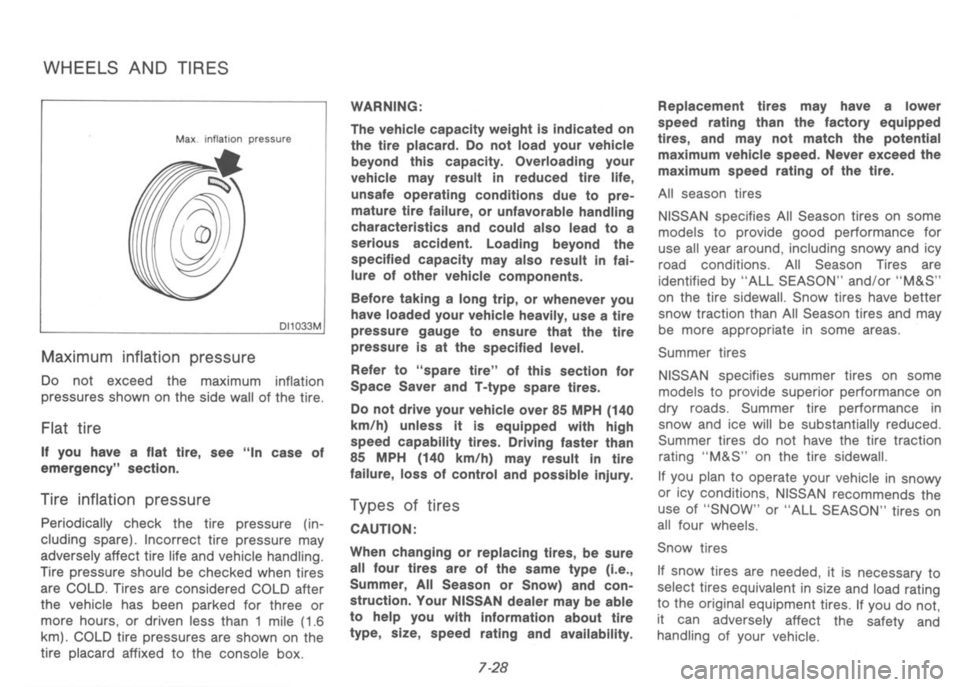 NISSAN 300ZX 1992  Owners Manual 