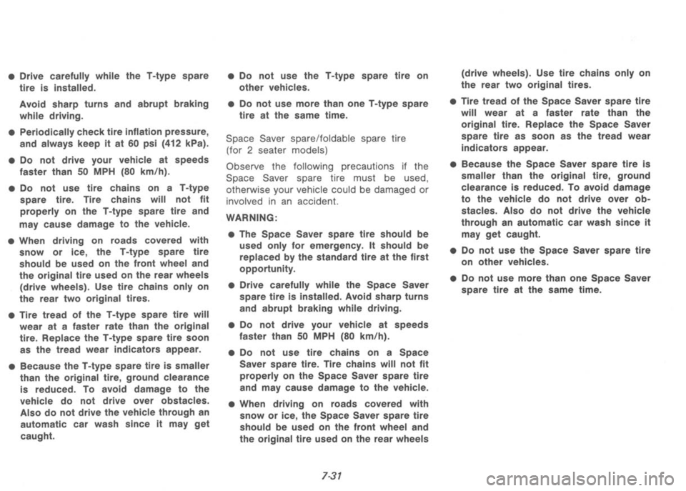 NISSAN 300ZX 1992  Owners Manual 