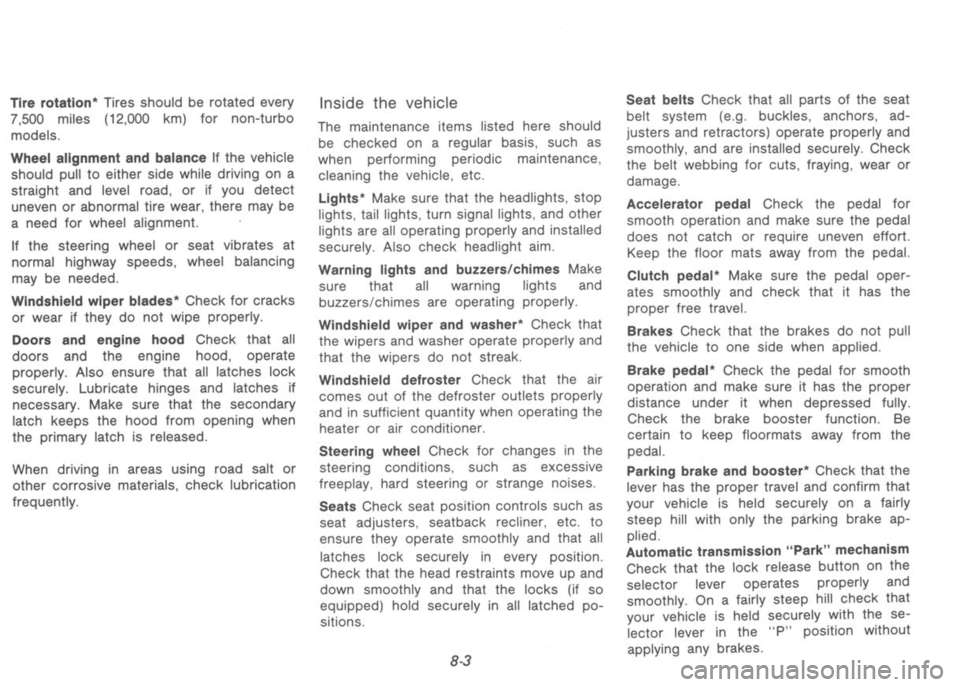 NISSAN 300ZX 1992  Owners Manual 