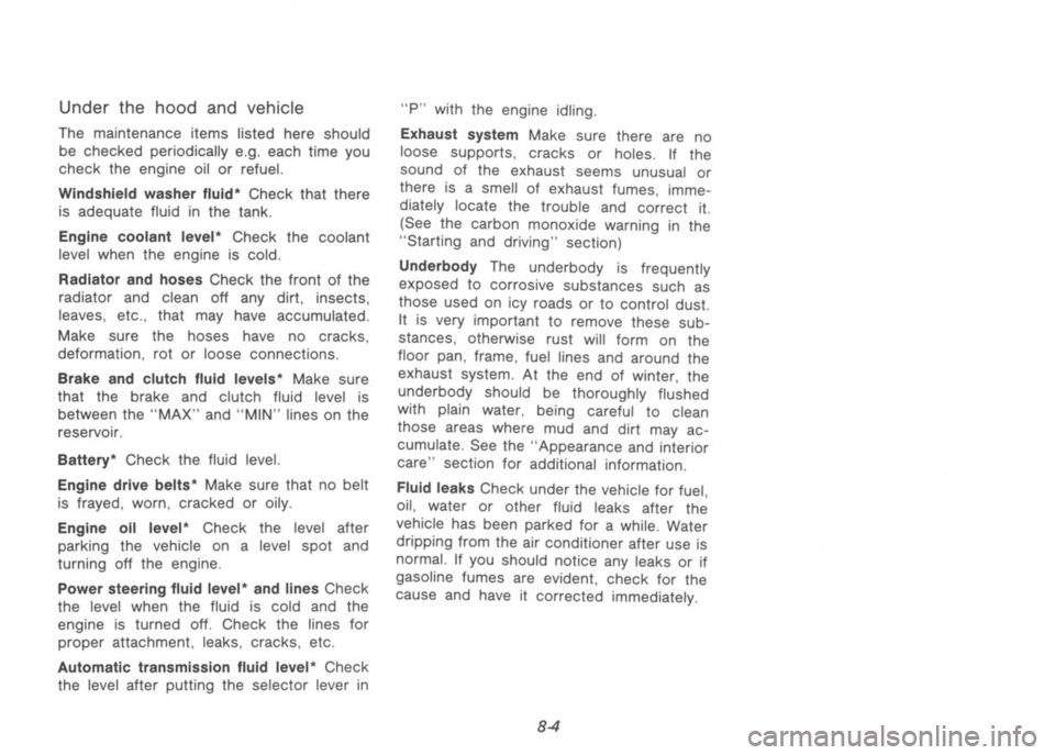 NISSAN 300ZX 1992  Owners Manual 