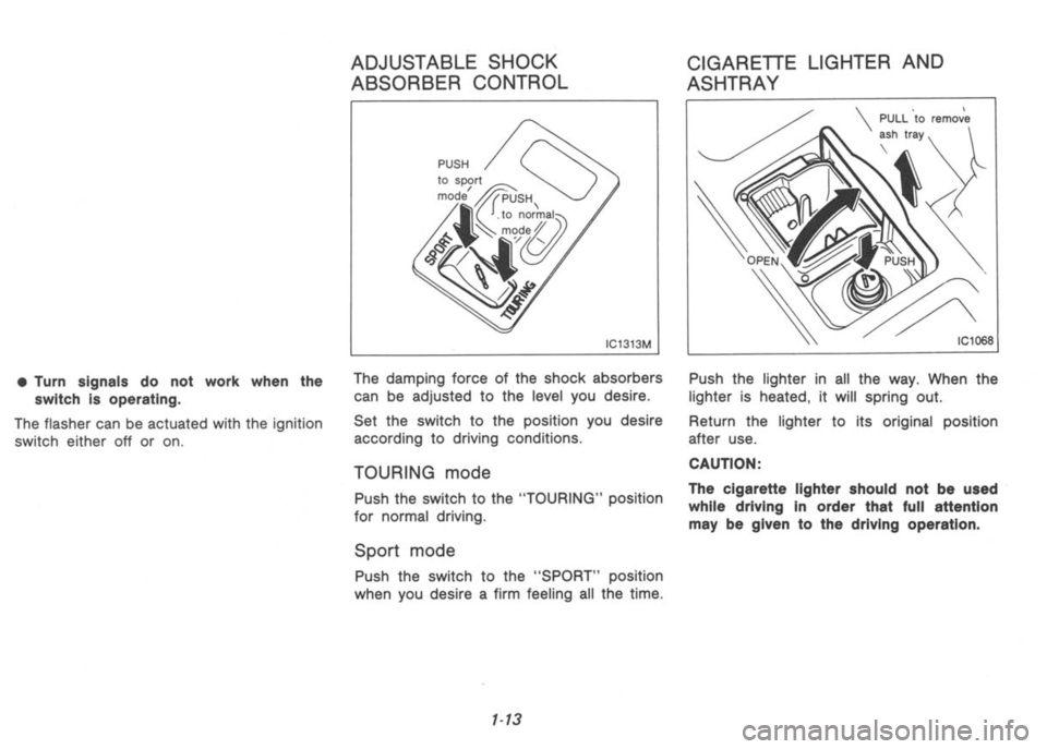NISSAN 300ZX 1992  Owners Manual 
