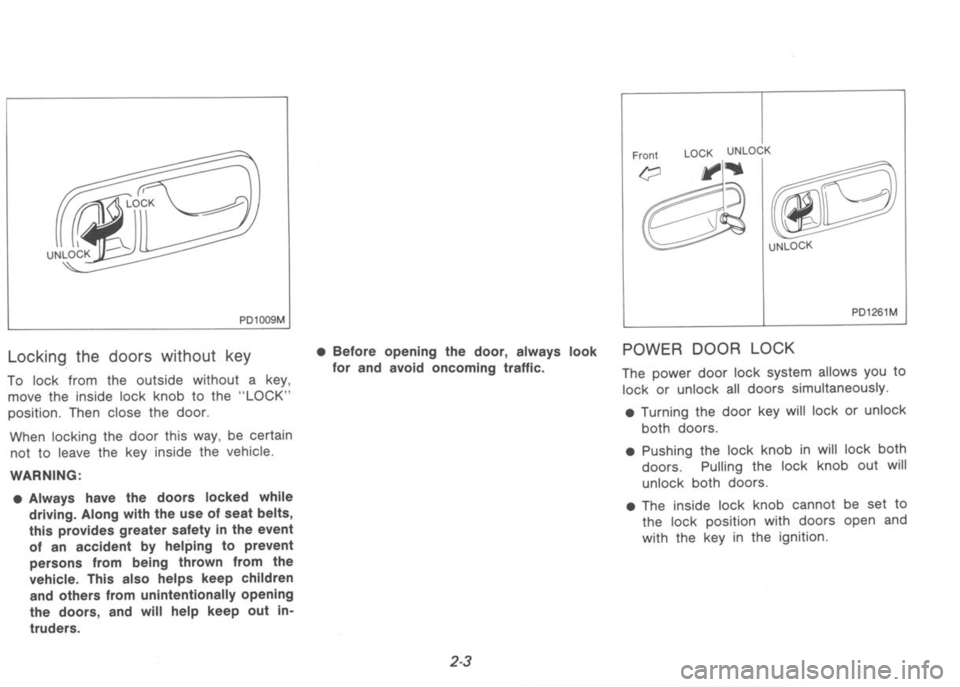 NISSAN 300ZX 1992  Owners Manual 