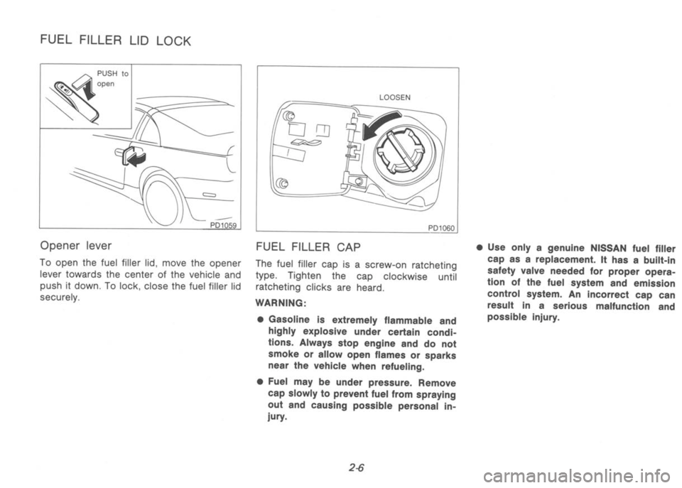 NISSAN 300ZX 1992  Owners Manual 