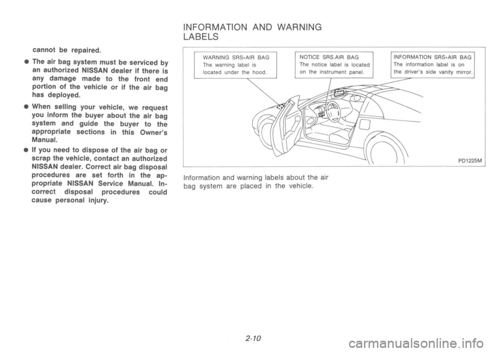 NISSAN 300ZX 1992  Owners Manual 