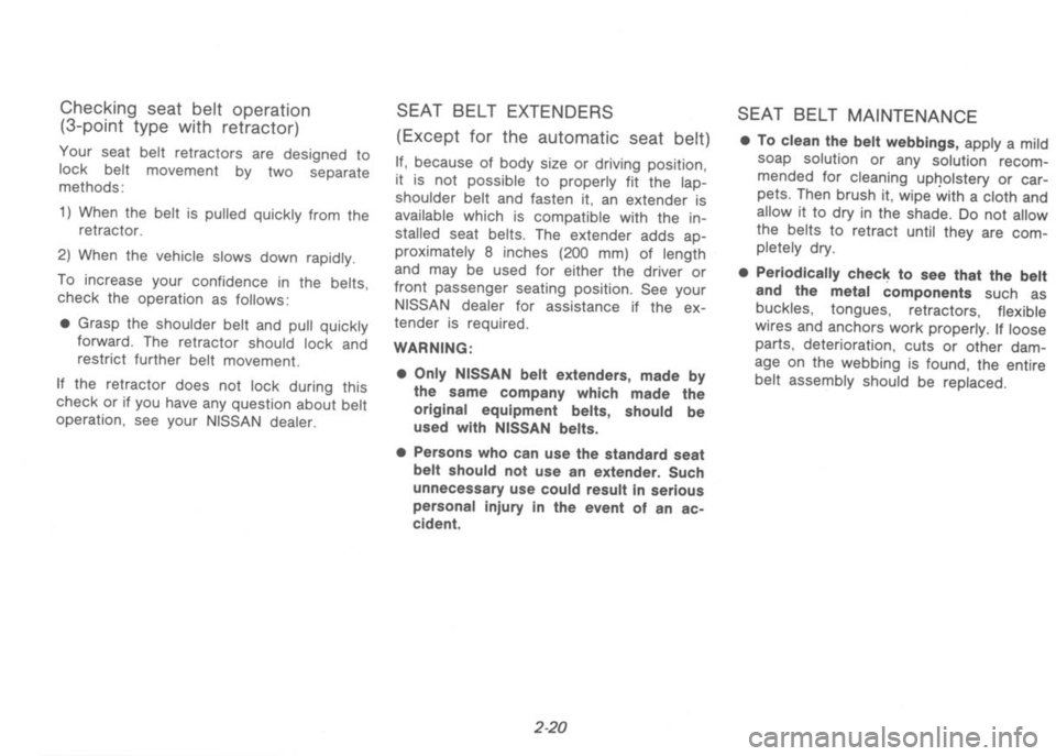 NISSAN 300ZX 1992  Owners Manual 