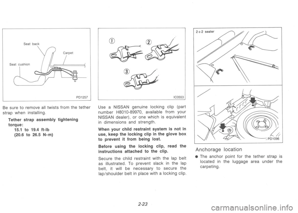 NISSAN 300ZX 1992  Owners Manual 
