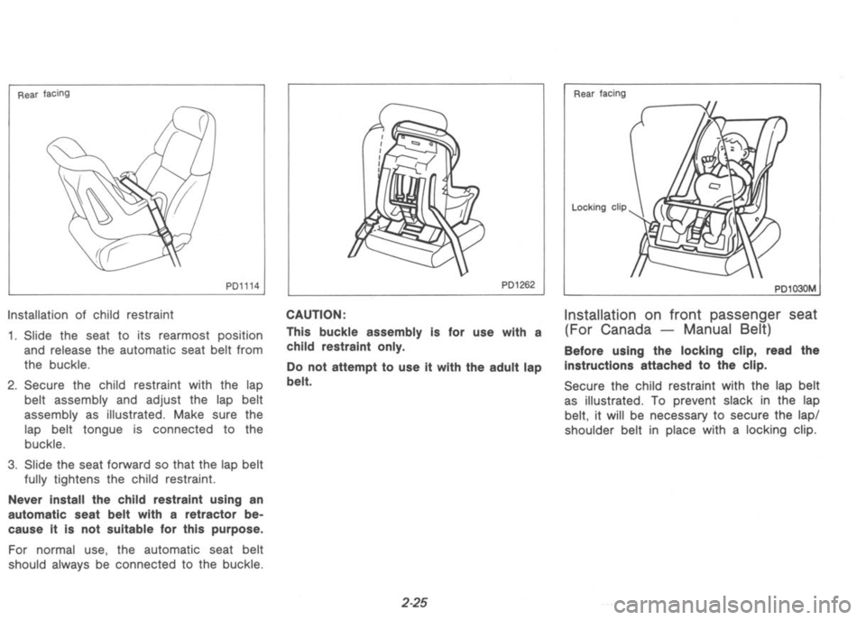 NISSAN 300ZX 1992  Owners Manual 