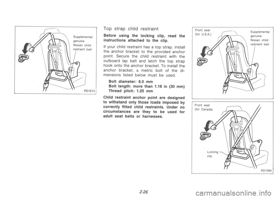 NISSAN 300ZX 1992  Owners Manual 