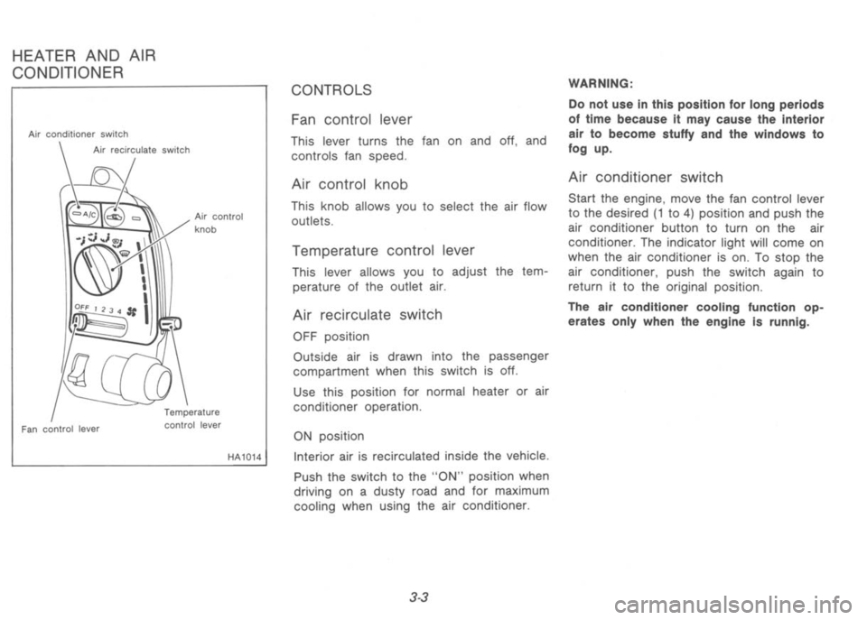NISSAN 300ZX 1992  Owners Manual 
