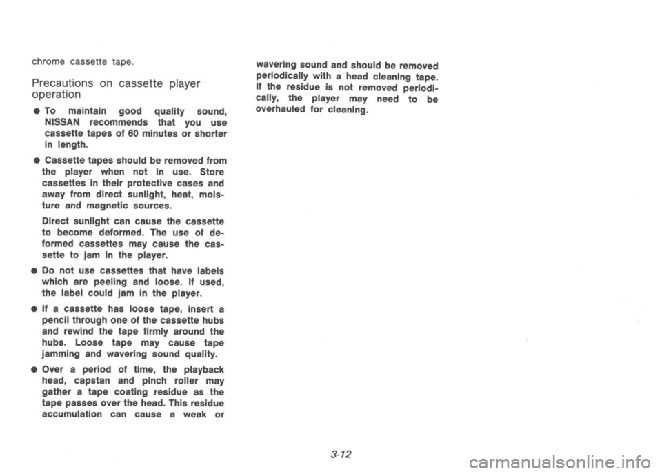 NISSAN 300ZX 1992  Owners Manual 