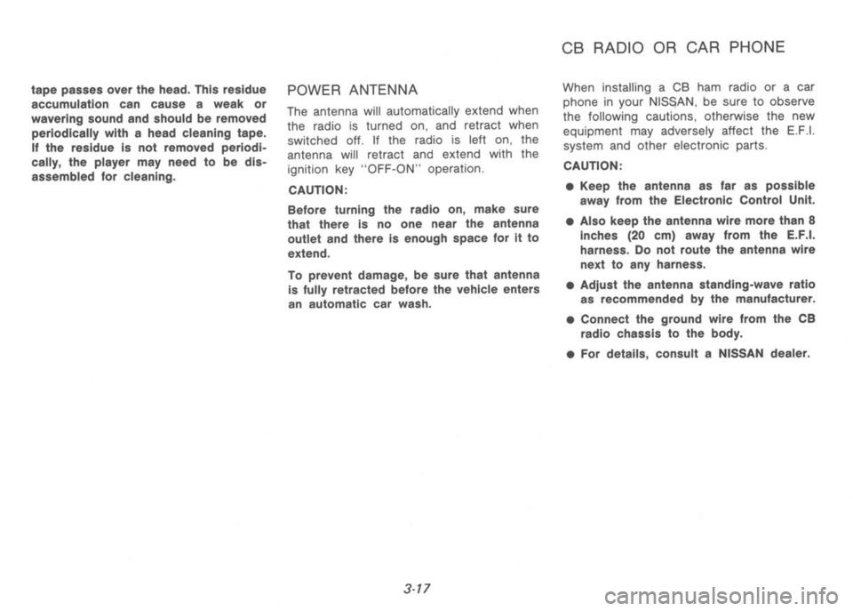 NISSAN 300ZX 1992  Owners Manual 