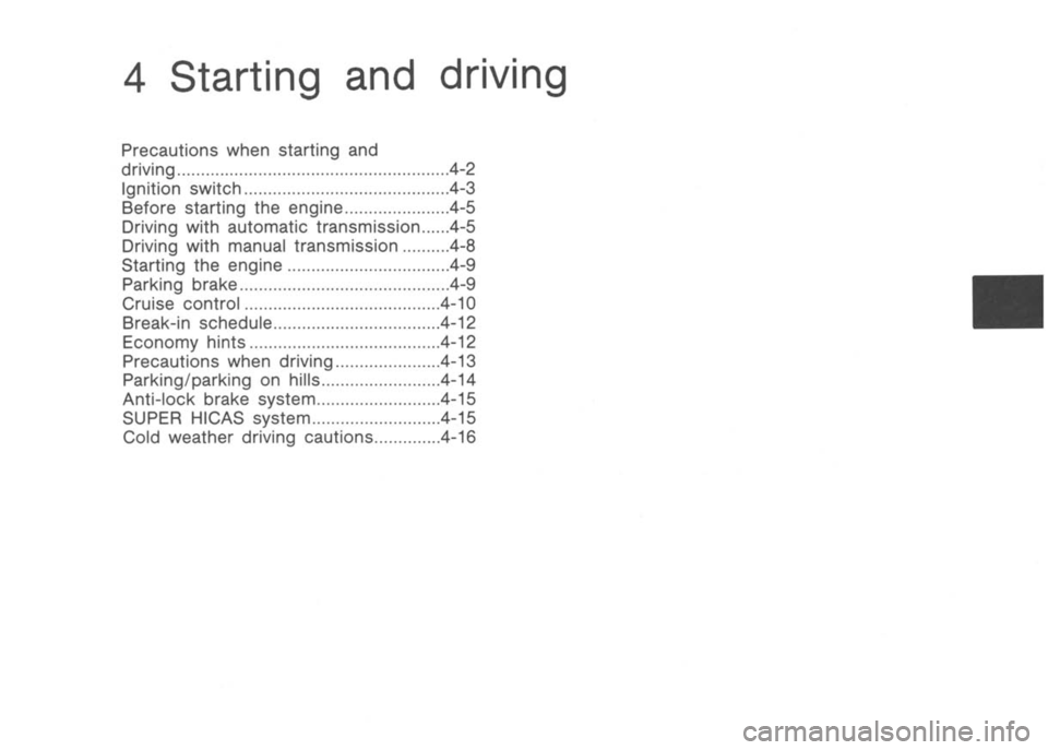 NISSAN 300ZX 1992  Owners Manual 