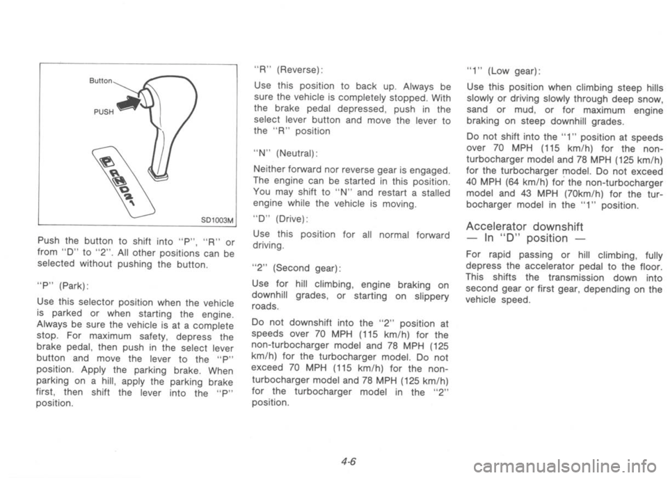 NISSAN 300ZX 1992  Owners Manual 
