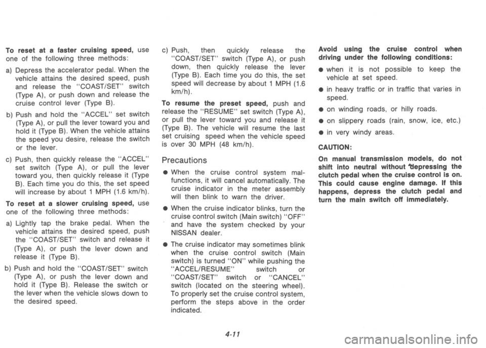 NISSAN 300ZX 1992  Owners Manual 