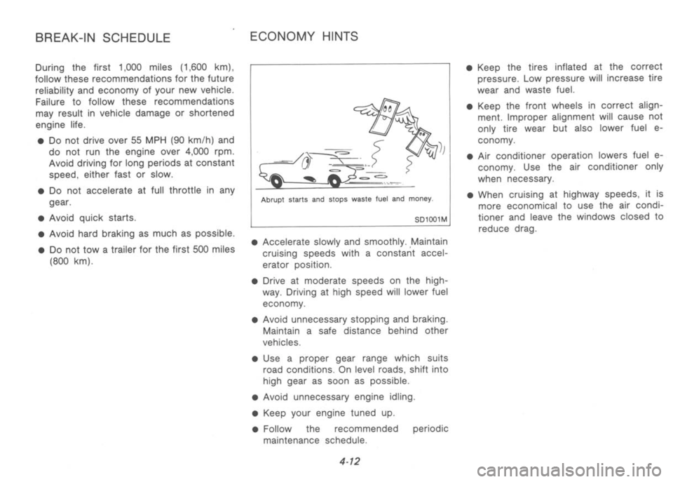 NISSAN 300ZX 1992  Owners Manual 