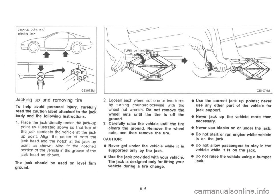 NISSAN 300ZX 1992  Owners Manual 