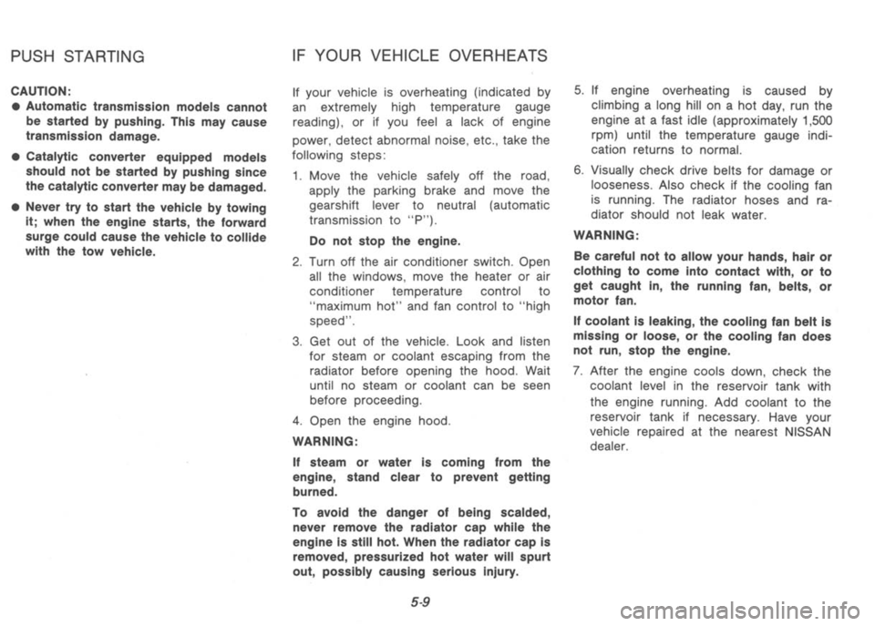 NISSAN 300ZX 1992  Owners Manual 