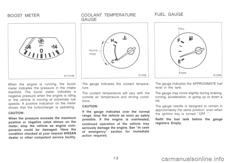 NISSAN 300ZX 1991  Owners Manual 