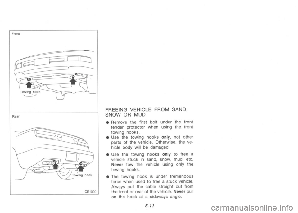 NISSAN 300ZX 1991  Owners Manual 