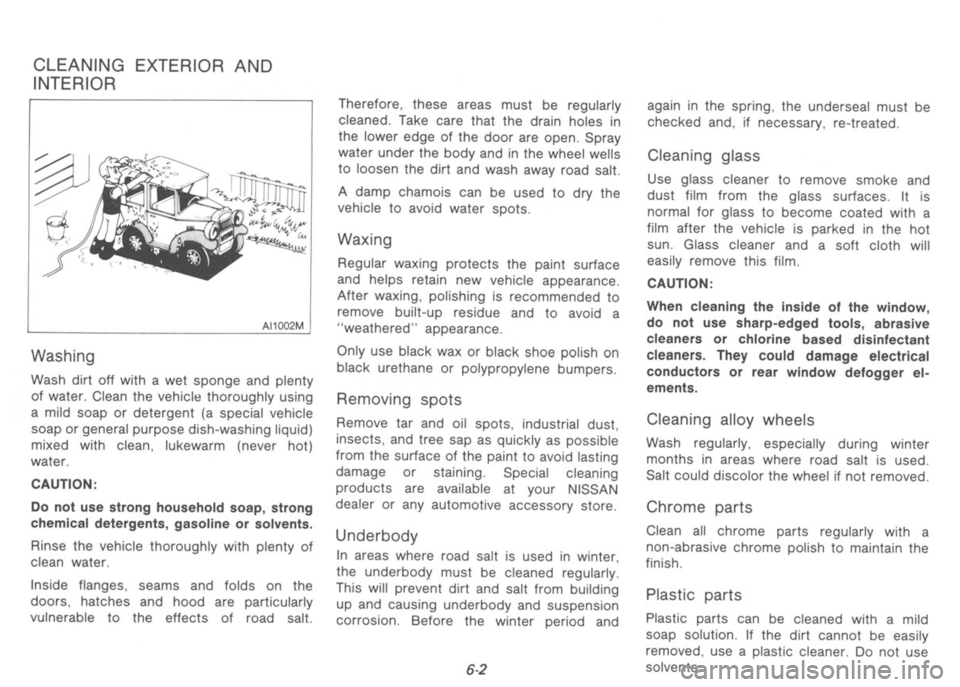 NISSAN 300ZX 1991  Owners Manual 