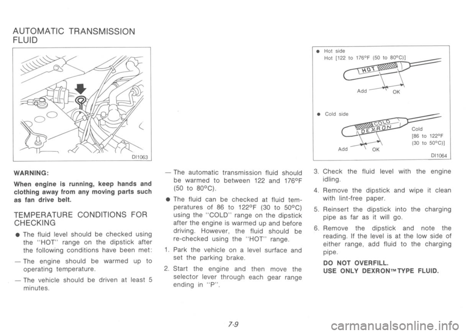 NISSAN 300ZX 1991  Owners Manual 