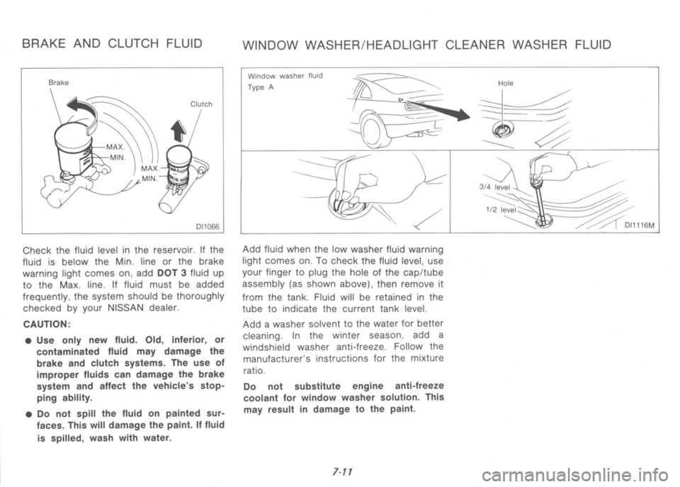 NISSAN 300ZX 1991  Owners Manual 