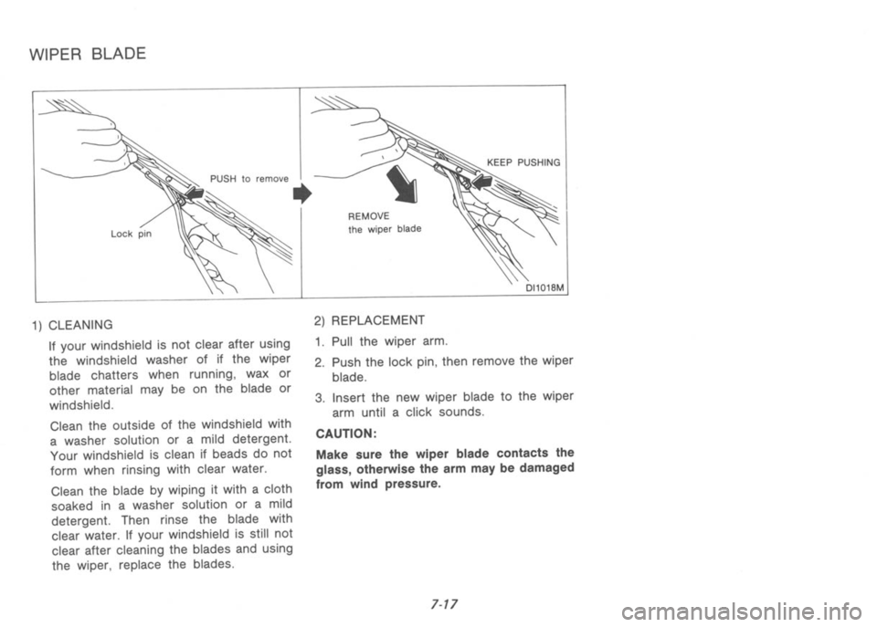 NISSAN 300ZX 1991  Owners Manual 