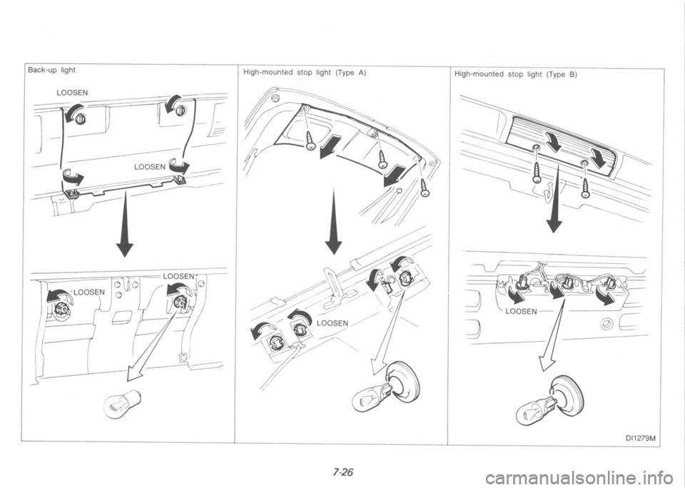 NISSAN 300ZX 1991  Owners Manual 