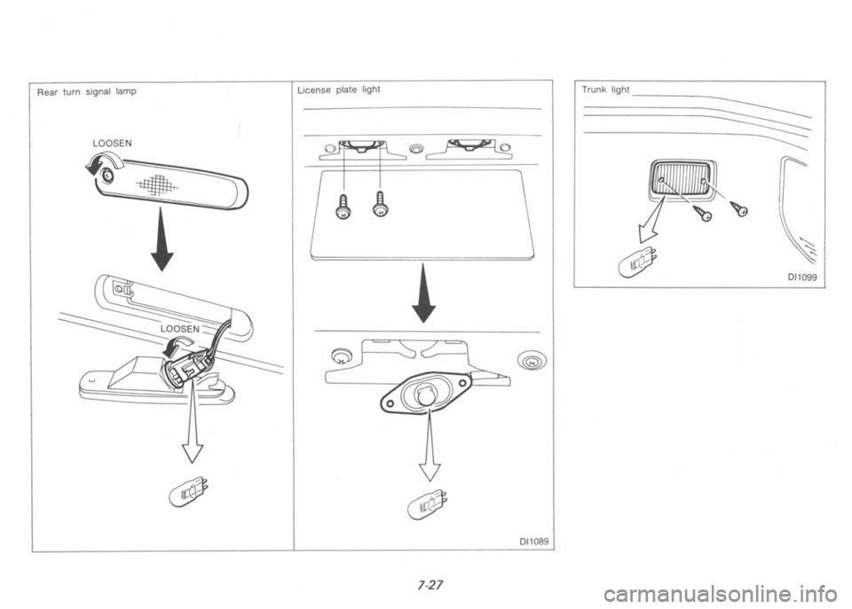 NISSAN 300ZX 1991  Owners Manual 