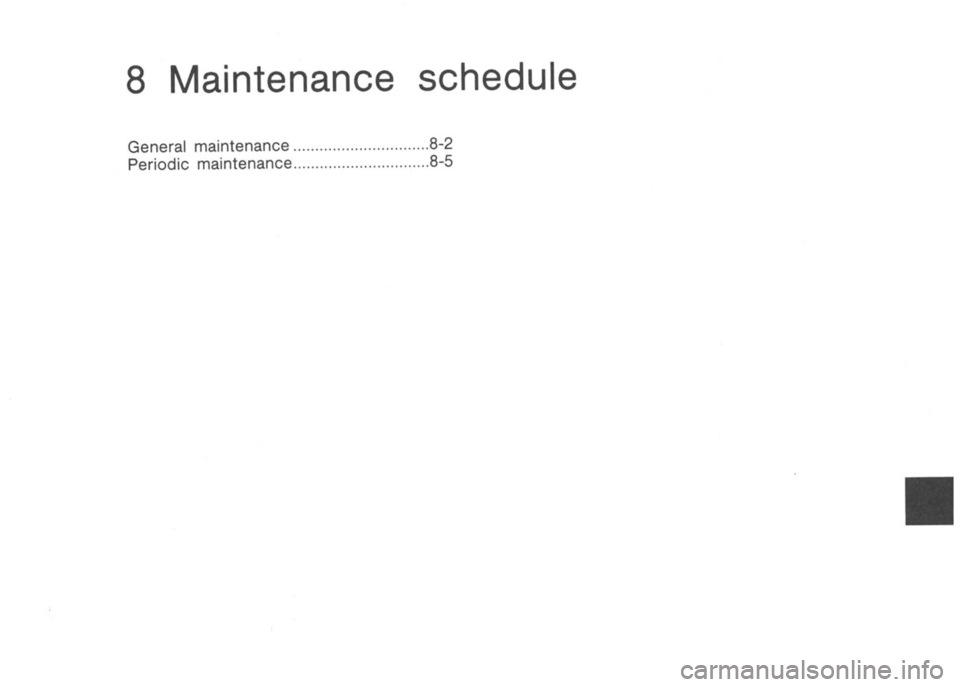 NISSAN 300ZX 1991  Owners Manual 