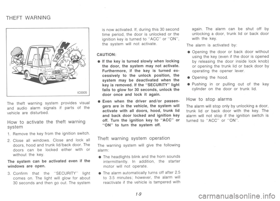 NISSAN 300ZX 1991  Owners Manual 
