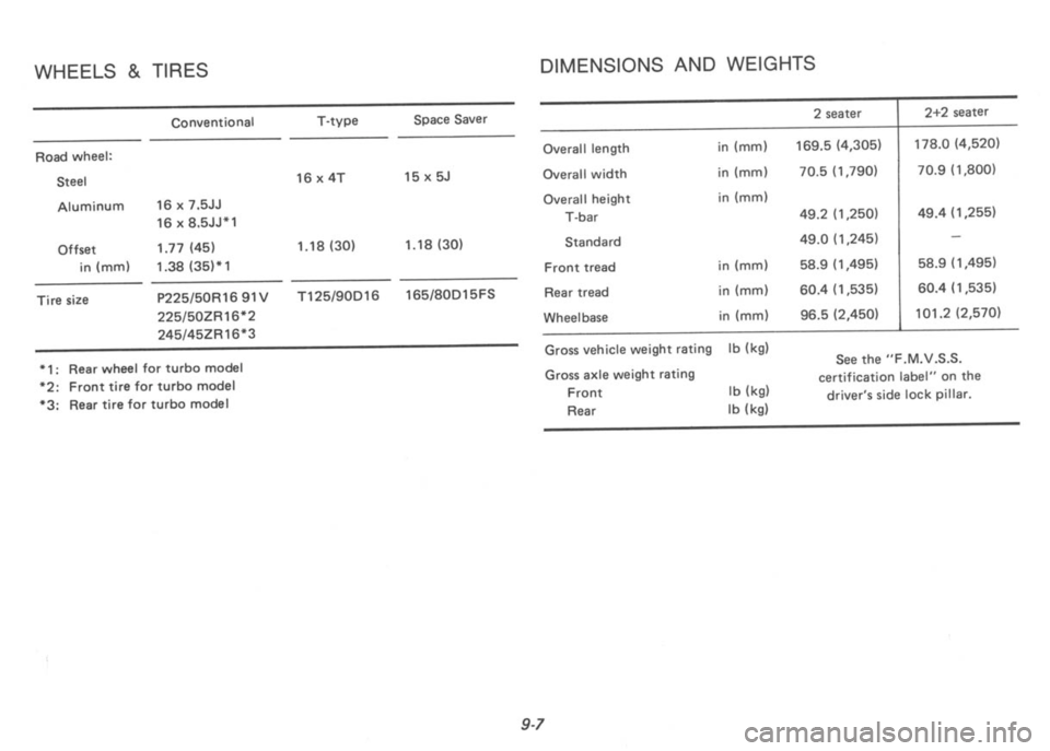 NISSAN 300ZX 1991  Owners Manual 