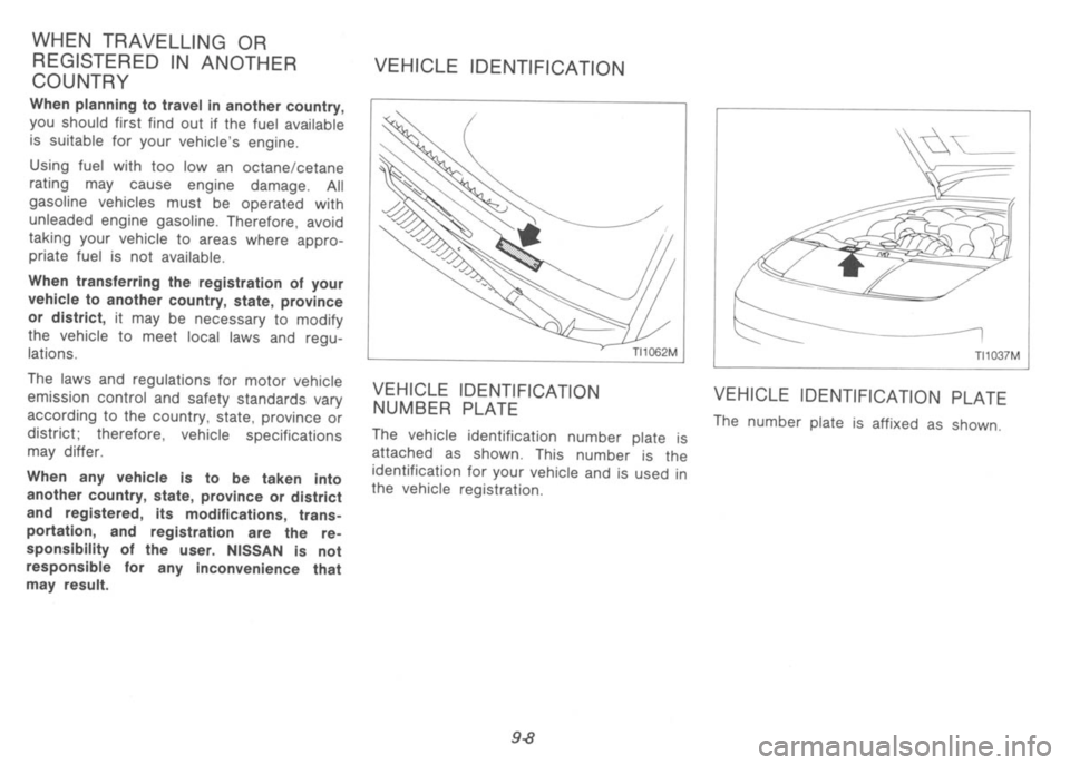 NISSAN 300ZX 1991  Owners Manual 