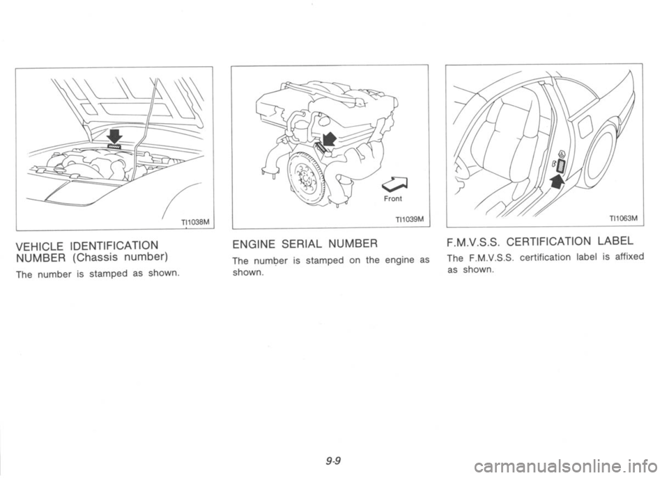 NISSAN 300ZX 1991  Owners Manual 