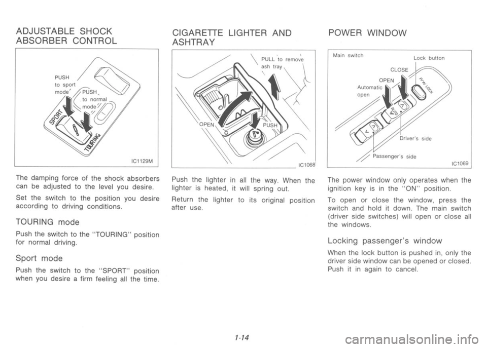 NISSAN 300ZX 1991  Owners Manual 