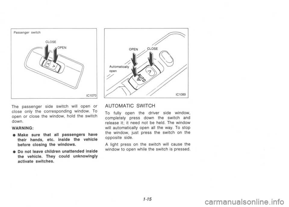 NISSAN 300ZX 1991  Owners Manual 