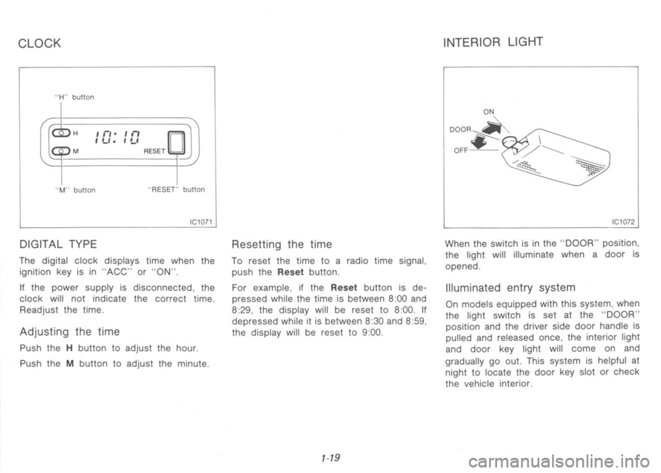 NISSAN 300ZX 1991  Owners Manual 