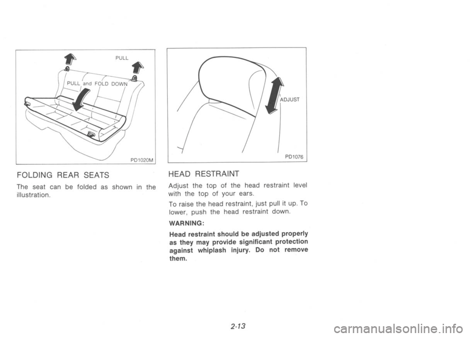 NISSAN 300ZX 1991  Owners Manual 