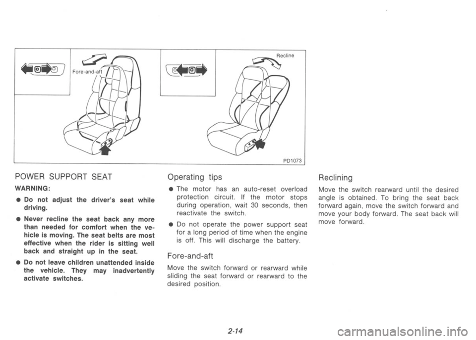 NISSAN 300ZX 1991  Owners Manual 
