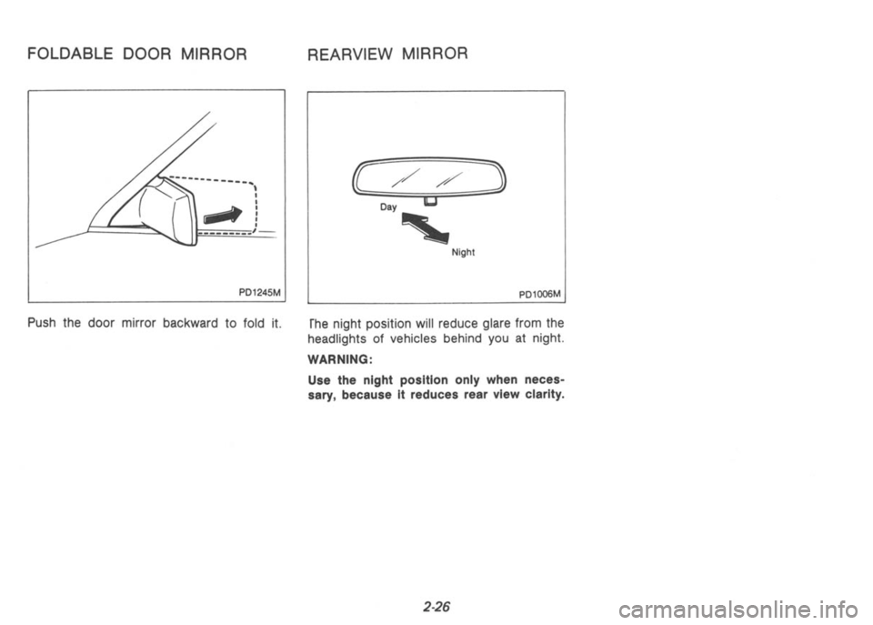 NISSAN 300ZX 1991  Owners Manual 