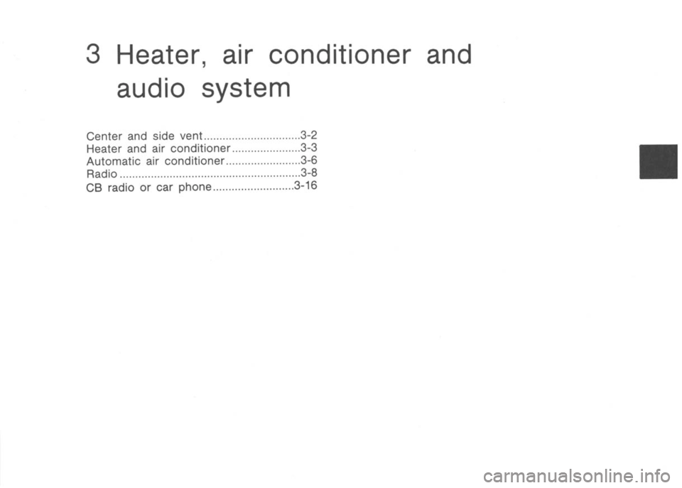 NISSAN 300ZX 1991  Owners Manual 