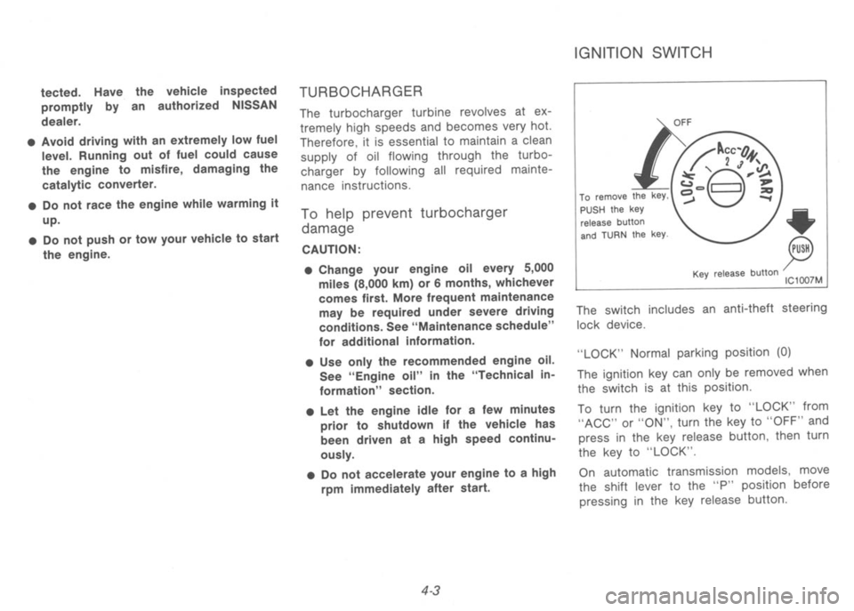 NISSAN 300ZX 1991  Owners Manual 