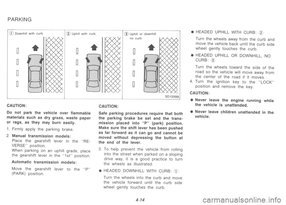 NISSAN 300ZX 1991  Owners Manual 