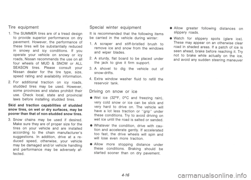 NISSAN 300ZX 1991  Owners Manual 