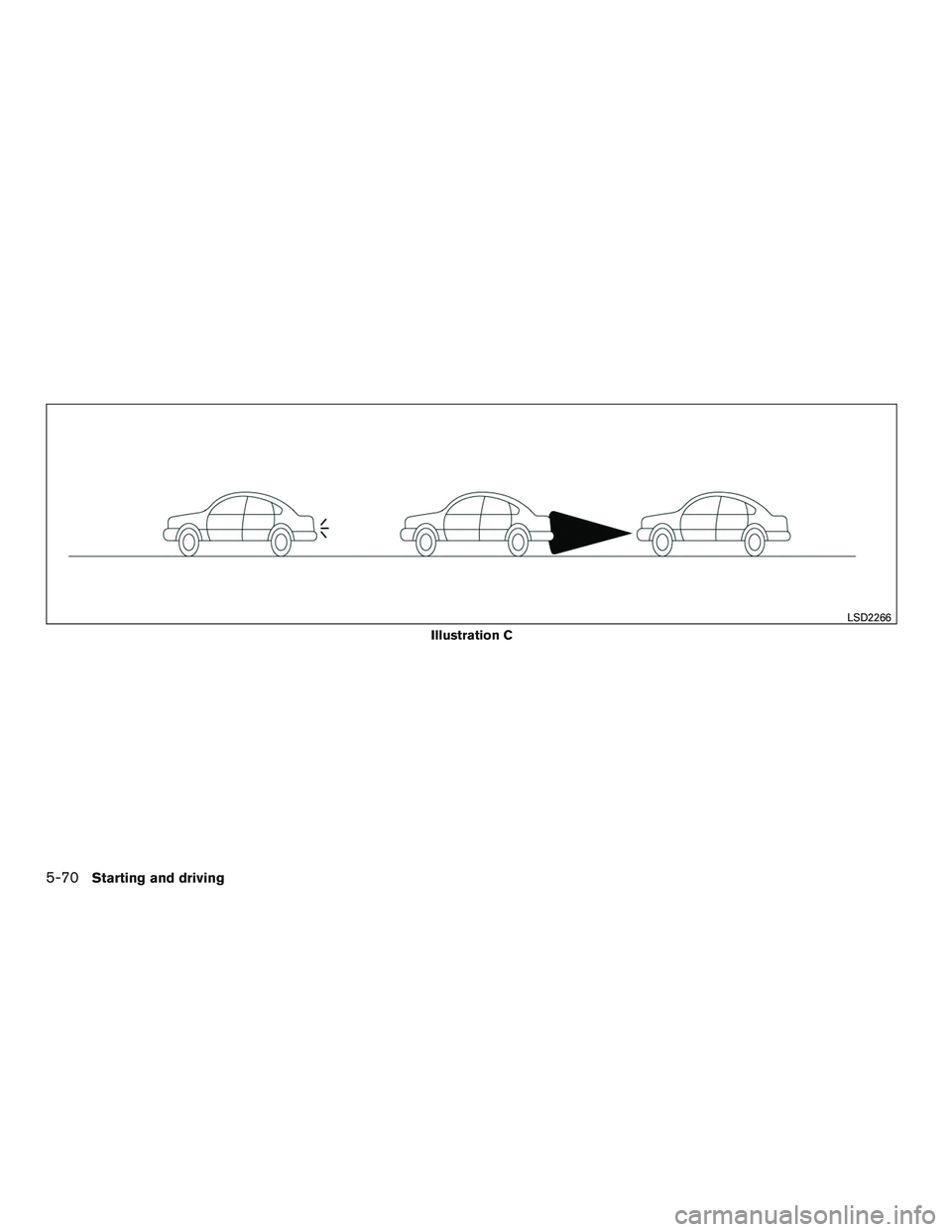 NISSAN ALTIMA SEDAN 2017  Owners Manual Illustration C
LSD2266
5-70Starting and driving 