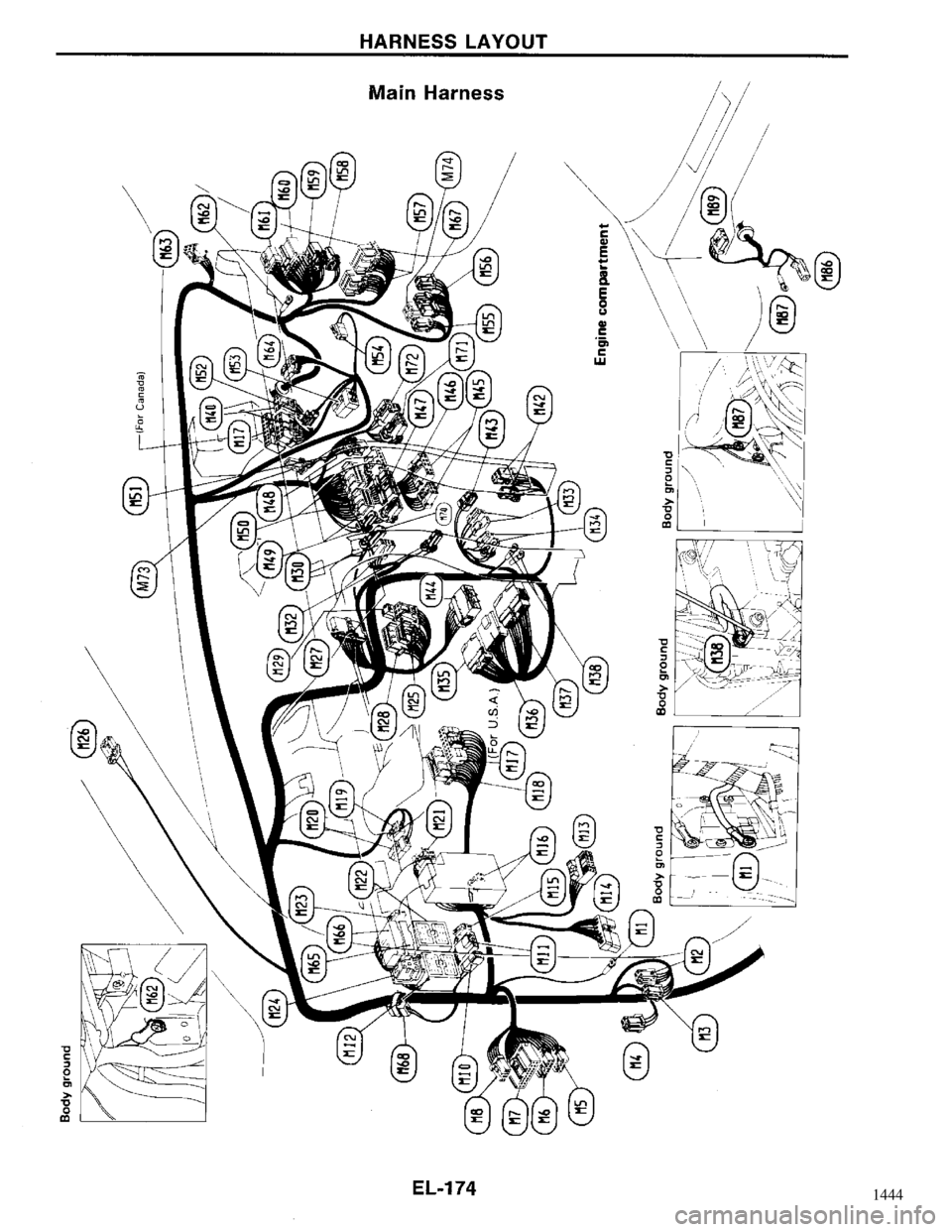 NISSAN MAXIMA 1994 A32 / 4.G Electrical System Workshop Manual 1444 