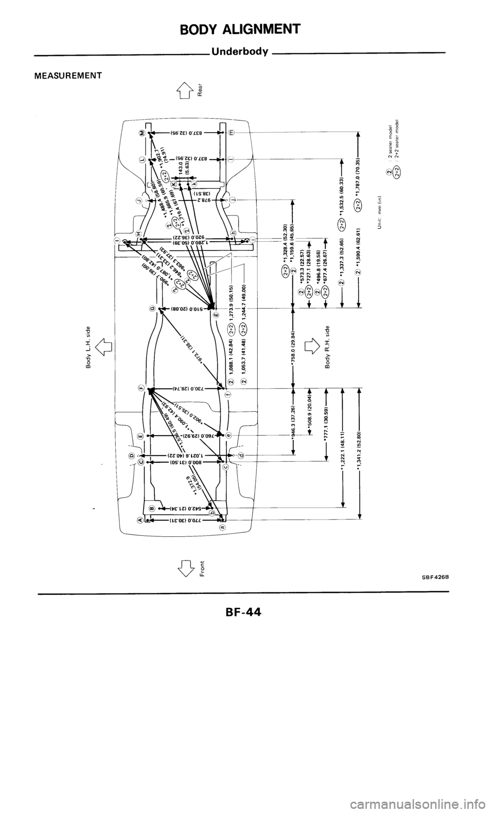 NISSAN 300ZX 1985 Z31 Body Workshop Manual 