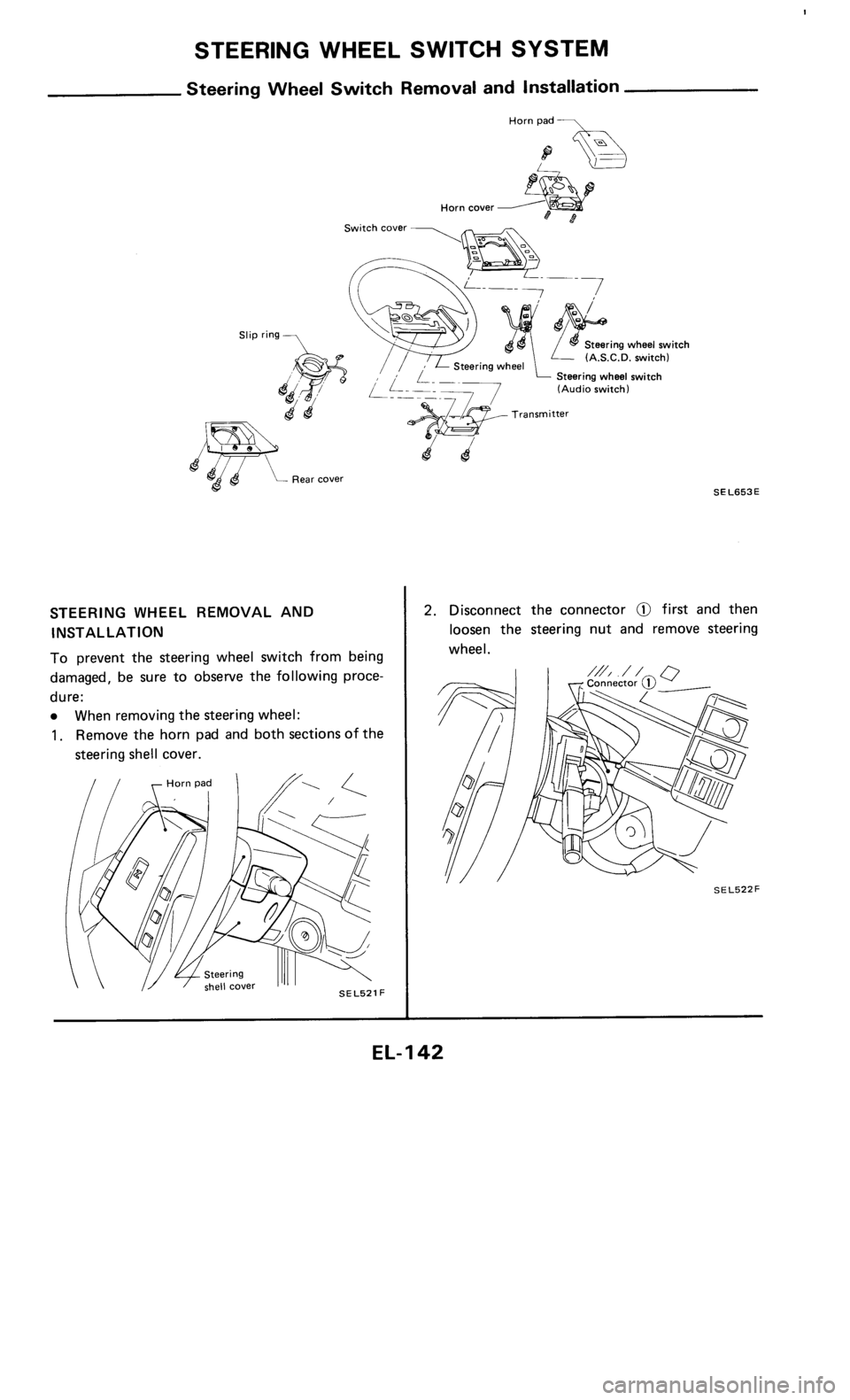 NISSAN 300ZX 1985 Z31 Electrical System Workshop Manual 