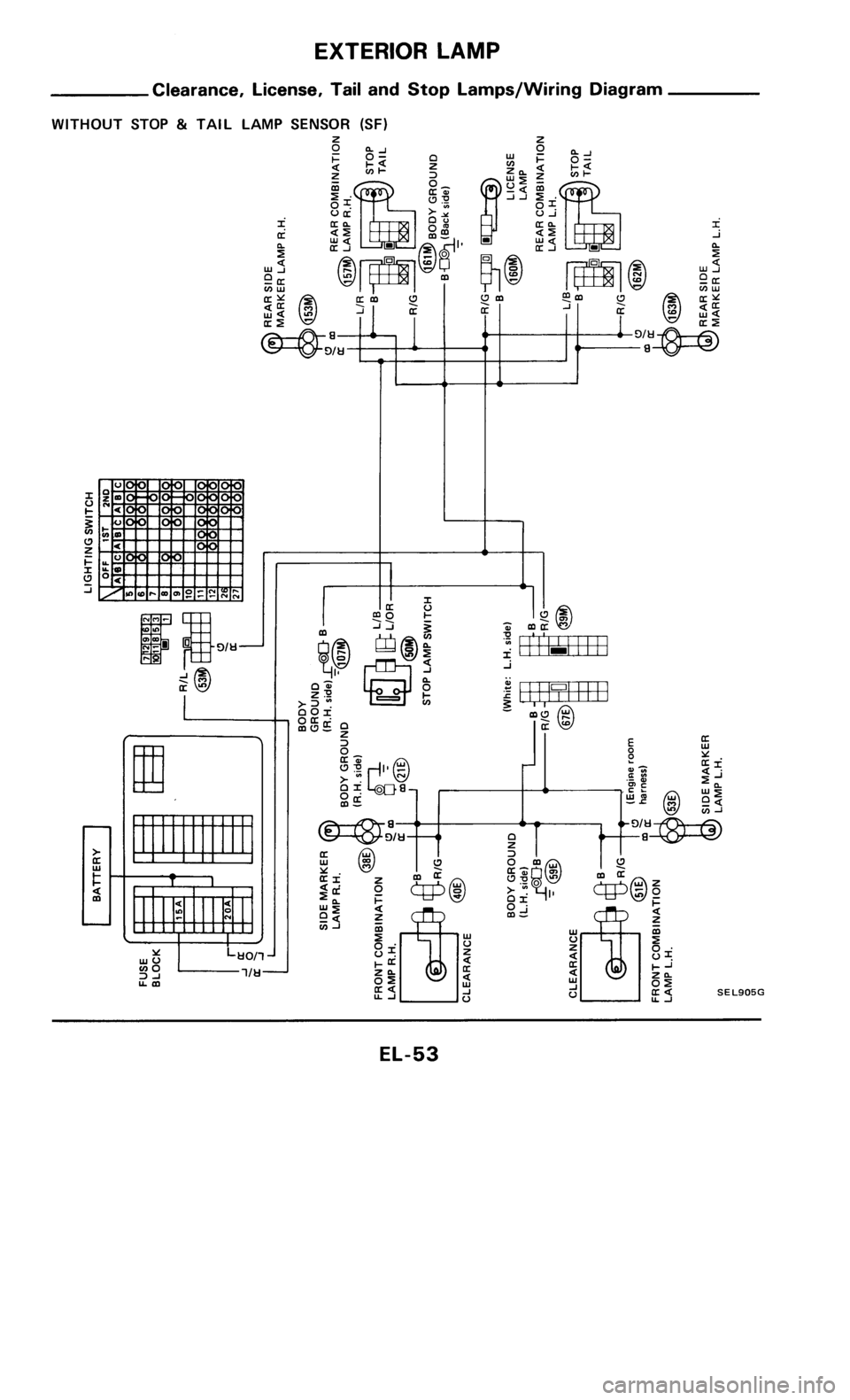 NISSAN 300ZX 1985 Z31 Electrical System Workshop Manual 